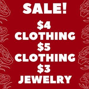 CLOSET CLOSING SALE!